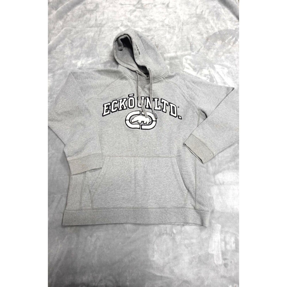 Ecko Unlimited Men's Gray XL Cotton Vintage Hoodie Sweatshirt